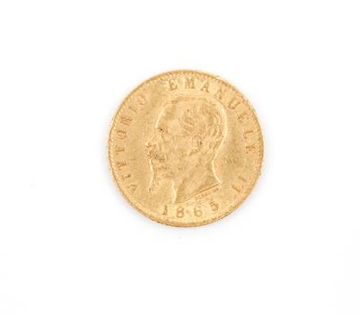 Goldmünze 20 Lire - Umění, starožitnosti, šperky