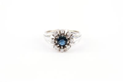 Diamant Saphirring - Antiques and art