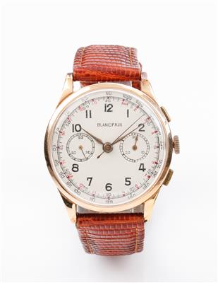 Herrenarmbanduhr Chronograph um 1950 - Umění a starožitnosti