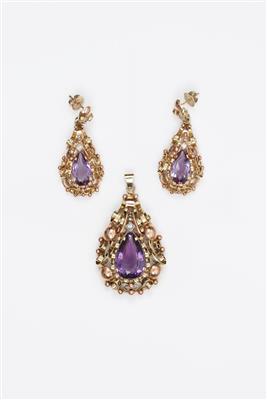 Brillant Amethystschmuckset - Gioielli, orologi e argenti