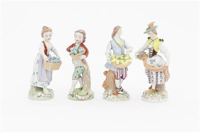 4 Zierfiguren - Antiques and art