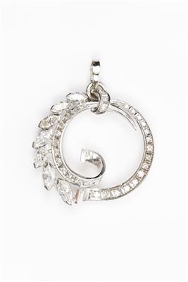 Diamant Anhänger zus. ca. 1,60 ct - Jewellery and watches