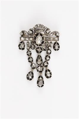 Diamantrautenangehänge zus. ca. 2,80 ct Ende 19. Jh. - Jewellery and watches