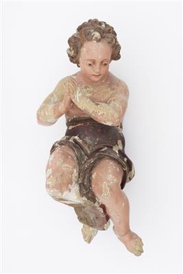 Aufsatzputto in betender Haltung 19. Jh. - Antiques and art