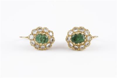 Brillant Smaragdohrringe - Jewellery and watches