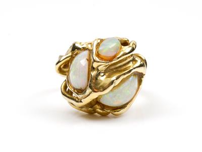 Opal Designerring - Jewellery and watches