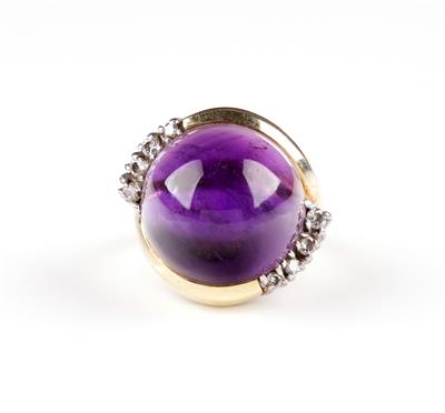 Brillant Amethystcabochonring - Gioielli e orologi