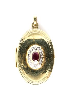 Rubinmedaillon - Jewellery and watches