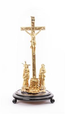 Kreuzigungsgruppe, Ende 19. Jahrhundert - Kunst und Antiquitäten