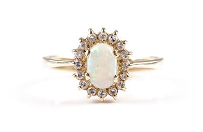 Opal-Diamantdamering - Jewellery and watches