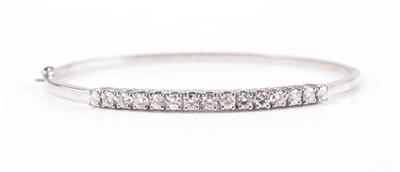 Brillantarmreif zus. ca. 1,20 ct - Jewellery, watches and silver