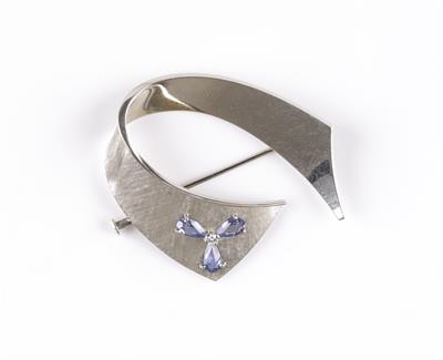 Brillantbrosche - Schmuck, Uhren & Silber