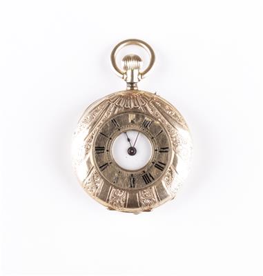 Halbsavonette Taschenuhr - Náramkové a kapesní hodinky