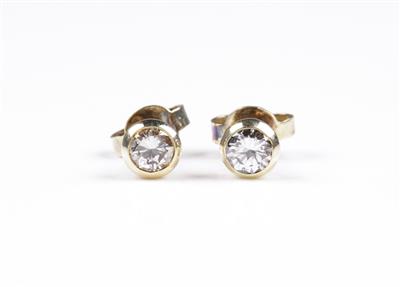 Brillantohrstecker zus. ca. 0,50 ct - Gioielli e orologi