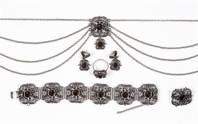 Granat Trachtenschmuckset - Jewellery