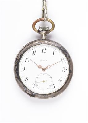Invar Taschenuhr mit Uhrkette - Gioielli e orologi