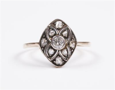 Brillant- Diamantring zus. ca. 0,20 ct - Gioielli e orologi