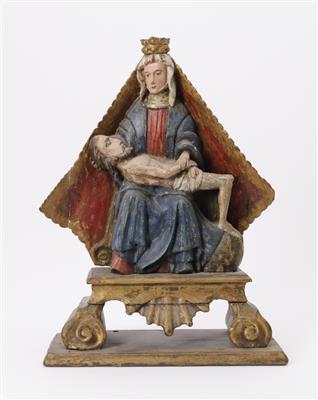 Pieta, Alpenländisch, 19. Jahrhundert - Kunst und Antiquitäten