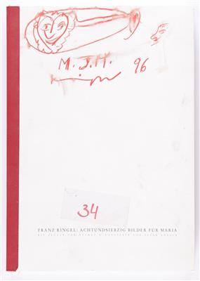 Kunstbuch: Franz Ringel: Achtundsiebzig Bilder für Maria - Dipinti