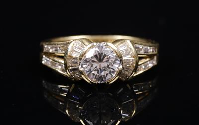 Brillant Diamantring zus. 2,10 ct - Gioielli e orologi