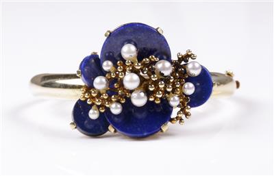 Lapis Lazuli Kulturperlen Armreif - Jewellery and watches
