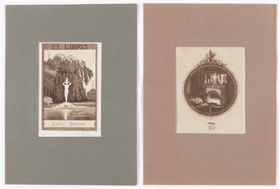 12 Ex Libris, um 1900/1920 - Bilder