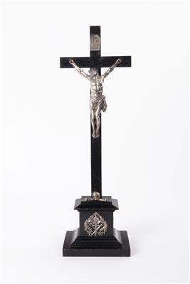Tischstandkruzifix, 19. Jahrhundert - Kunst und Antiquitäten