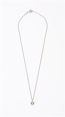 Brillantangehänge ca. 0,10 ct, an Halskette - Jewellery