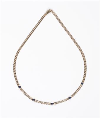 Saphircollier ca. 2 ct - Jewellery
