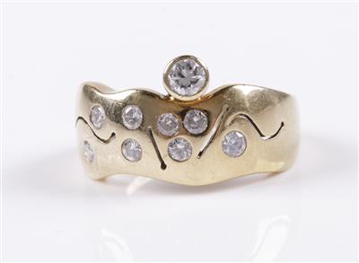 Brillantring zus. ca. 0,55 ct - Gioielli e orologi