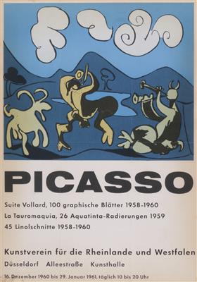Ausstellungs-Plakat Picasso - Arte moderna e contemporanea