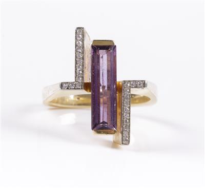 Diamant Amethystring - Jewellery and watches