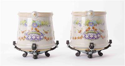 Paar Jugendstil Cachepots, um 1870/90 - Arte e antiquariato