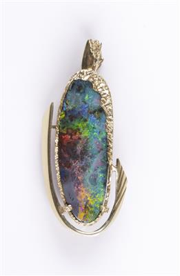 Opal-Anhänger/Brosche - Schmuck und Uhren