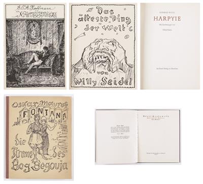 Nach Alfred Kubin *, 4 Bücher: - Paintings