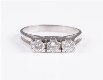 Brillantring zus. 0,60 ct - Schmuck und Uhren