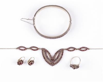 Granatschmuckset - Jewellery and watches