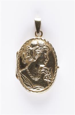 Medaillon "Damenportrait" - Jewellery and watches