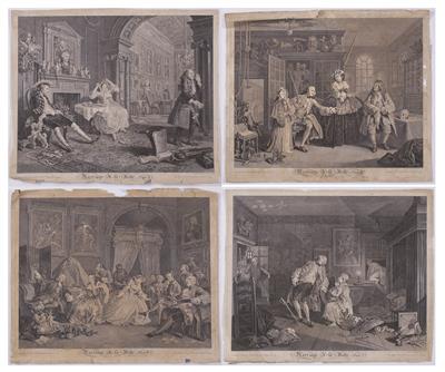 William Hogarth, 4 Bilder: - Obrazy