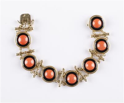 Korallen Onyxarmkette - Jewellery and watches