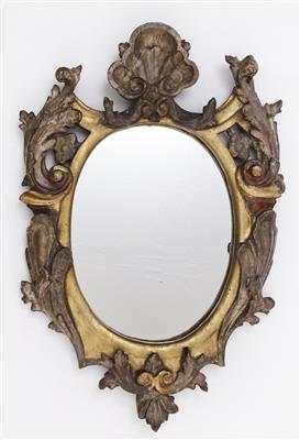 Barocker Spiegelrahmen, 1. Hälfte 18. Jahrhundert - Kunst & Antiquitäten