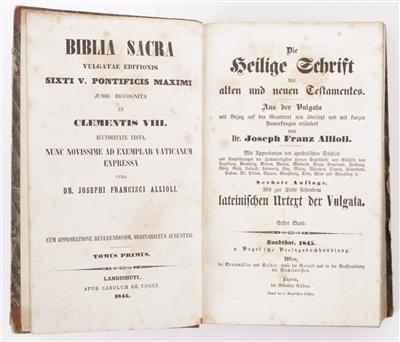 Die Heilige Schrift in 10 Bänden, Landshut 1845 - Arte e antiquariato