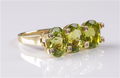 Brillant Peridotring - Schmuck und Uhren