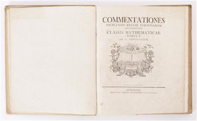 Commentationes Societatis Regiae Scientiarum Gottingensis, Göttingen 1779-1781 - Umění a starožitnosti