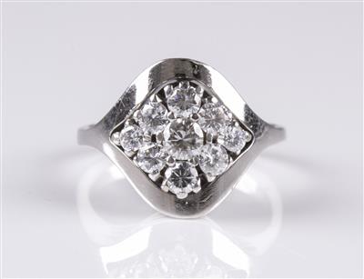 Brillantring zus. ca. 0,60 ct - Schmuck und Uhren