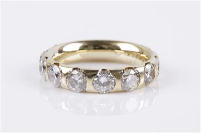 Brillant Memoryring zus. 3,25 ct - Jewellery and watches