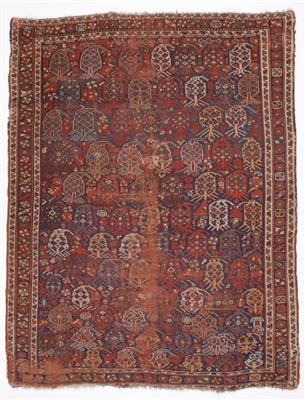 Antik Afschar Teppich, ca. 180 x 145 cm, Südpersien (Iran), 19. Jahrhundert - Umění a starožitnosti