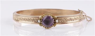 Amethyst Armreif um 1900 - Klenoty a náramkové