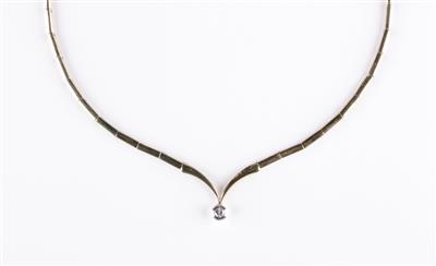 Brillantcollier ca. 0,20 ct - Schmuck und Uhren