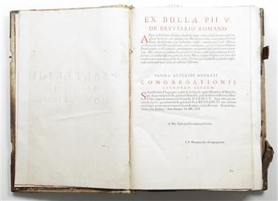 Psalterium Novissimum Monasticum ex Brevario Monastico Pauli V..., Kempten, Ende 17. Jahrhundert (wohl 1683) - Kunst & Antiquitäten